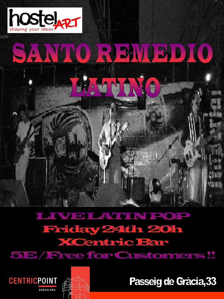 Concert: Santo Remedio in Centric Point Hostel