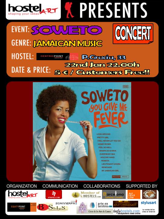 Soweto Concert in Centric Point Hostel