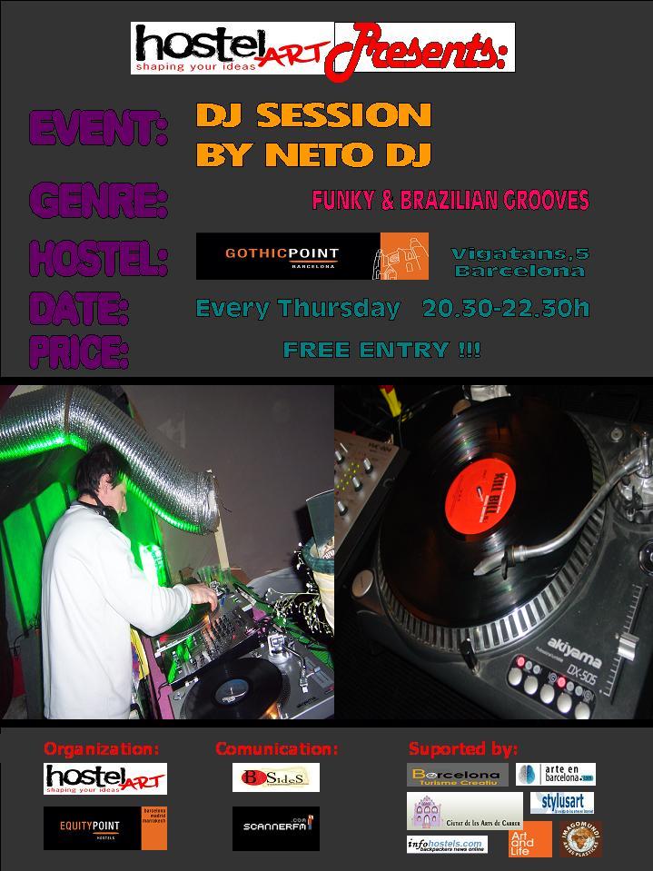 DJ Session in Gothic Point Hostel by DJ NETO