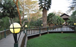 Entrance Pathway to Ol Tukai Lodge