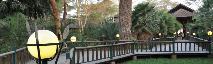 Entrance Pathway to Ol Tukai Lodge