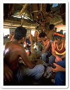 Preparing sakau on Pohnpei.